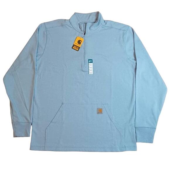 Carhartt Other - Carhartt Relaxed Fit Heavyweight Longsleeve 1/2 Zip Thermal Shirt sz:LARGE NWT
